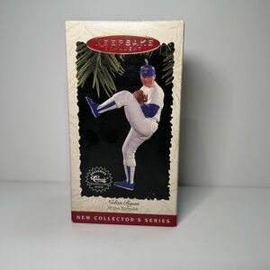 Hallmark Nolan Ryan At The Ballpark Series Dated 1996 Ornament New Open Box!!